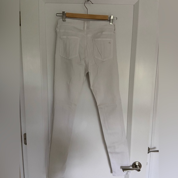 Rag and Bone white stretchy jeans size 27 - Picture 4 of 5
